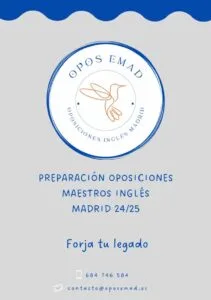 Oposemad - Preparadores Oposiciones Maestros Inglés Madrid - dossier oposemad