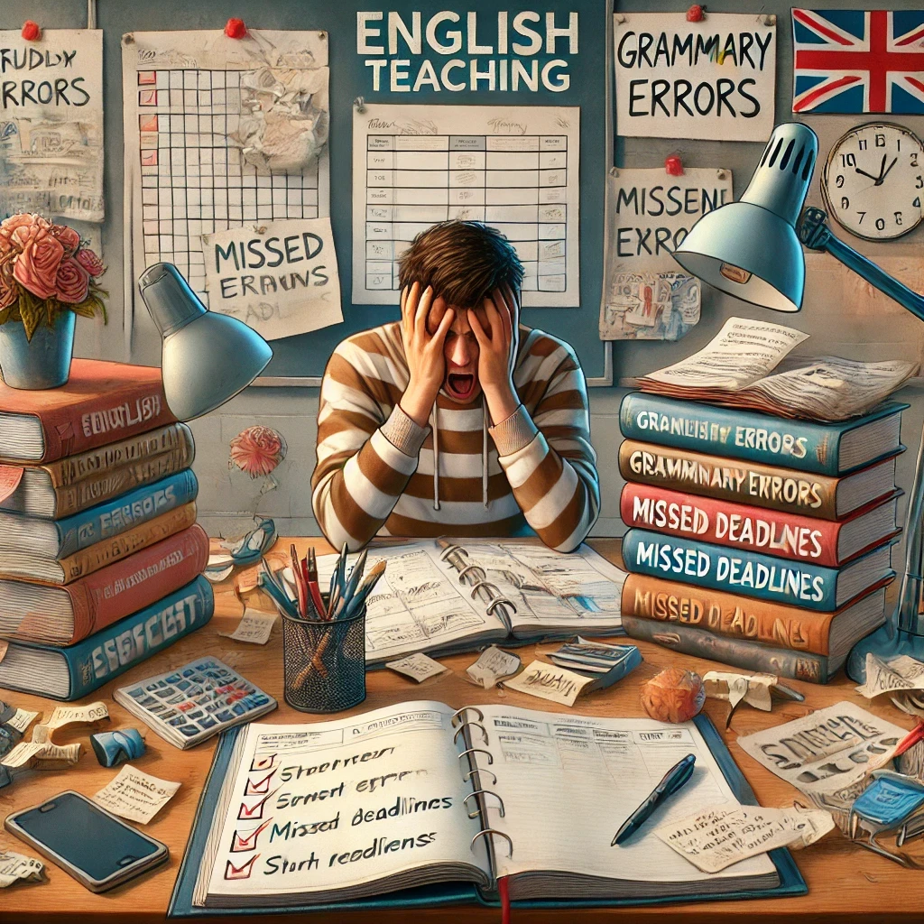 errores comunes en la preparación de oposicion enseñanza de inglés